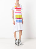 striped T-shirt dress