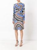 wheels print dress 