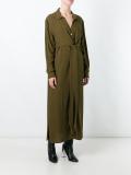 'Effect' maxi shirt dress