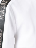 logo print strap dress