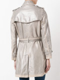 double-breasted trench coat