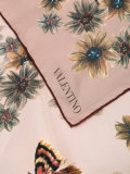 floral-print scarf