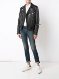 folded hem skinny jeans