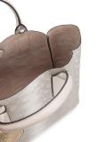 snakeskin effect tote 