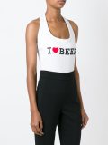 I love beer印花背心