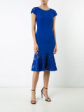 peplum hem dress
