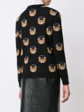 biker bear cardigan