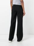 frayed flared trousers