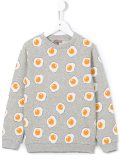 fried eggs print sweatshirt