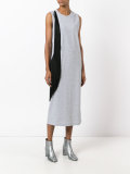 frayed trim dress 