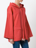 Swing sleeve hooded jacket