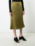 midi a-line skirt 