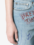 hand painted doodle jeans