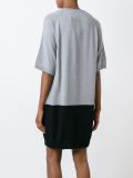 colour block sweater dress
