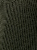 ribbed detail dress 