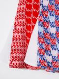 diagonal stripes skirt