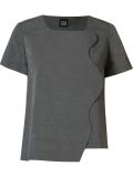 asymmetric hem blouse
