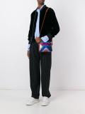 chevron print crossbody bag