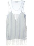 fringed tank top