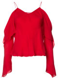 ruffle blouse