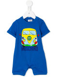 logo print romper suit 