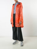 hooded raincoat 