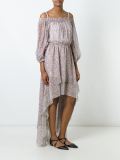 floral print off-shoulder dress