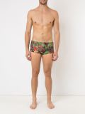 floral print swim trunks