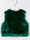 faux fur gilet