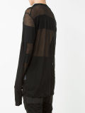 sheer longsleeved T-shirt