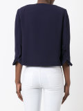 ruched sleeve jacket