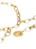 frog charm chain belt