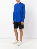 band collar shirt 
