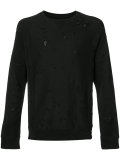distressed sweatshirt