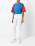 crop wide sleeve T-shirt