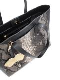 snakeskin tote 