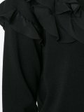 ruffled V-neck jumper