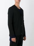 drawstring v-neck jacket