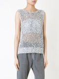 net sleeveless top  