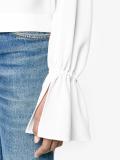 open shoulder blouse