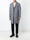 中长人字平纹大衣