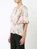 floral print blouse 
