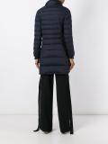 zipped padded coat 