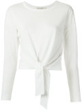 knot detail blouse