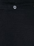 V-neck high neck pullover