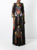 printed maxi dress