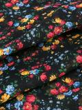 large Fleurs printed scarf