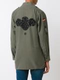embellished military shirt