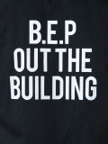 slogan patch shirt