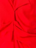 draped shortsleeved dress
